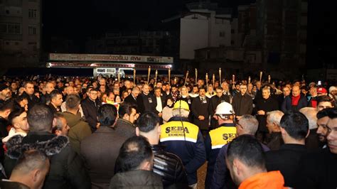İskenderun’da 6 Şubat depremlerinde hayatını kaybedenler anıldı